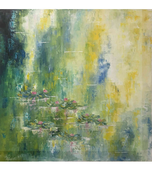 La représentation contemporaine du bassin des nymphéas de Claude Monet