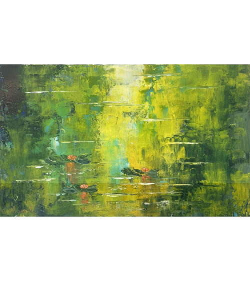 La représentation contemporaine du bassin des nymphéas de Claude Monet