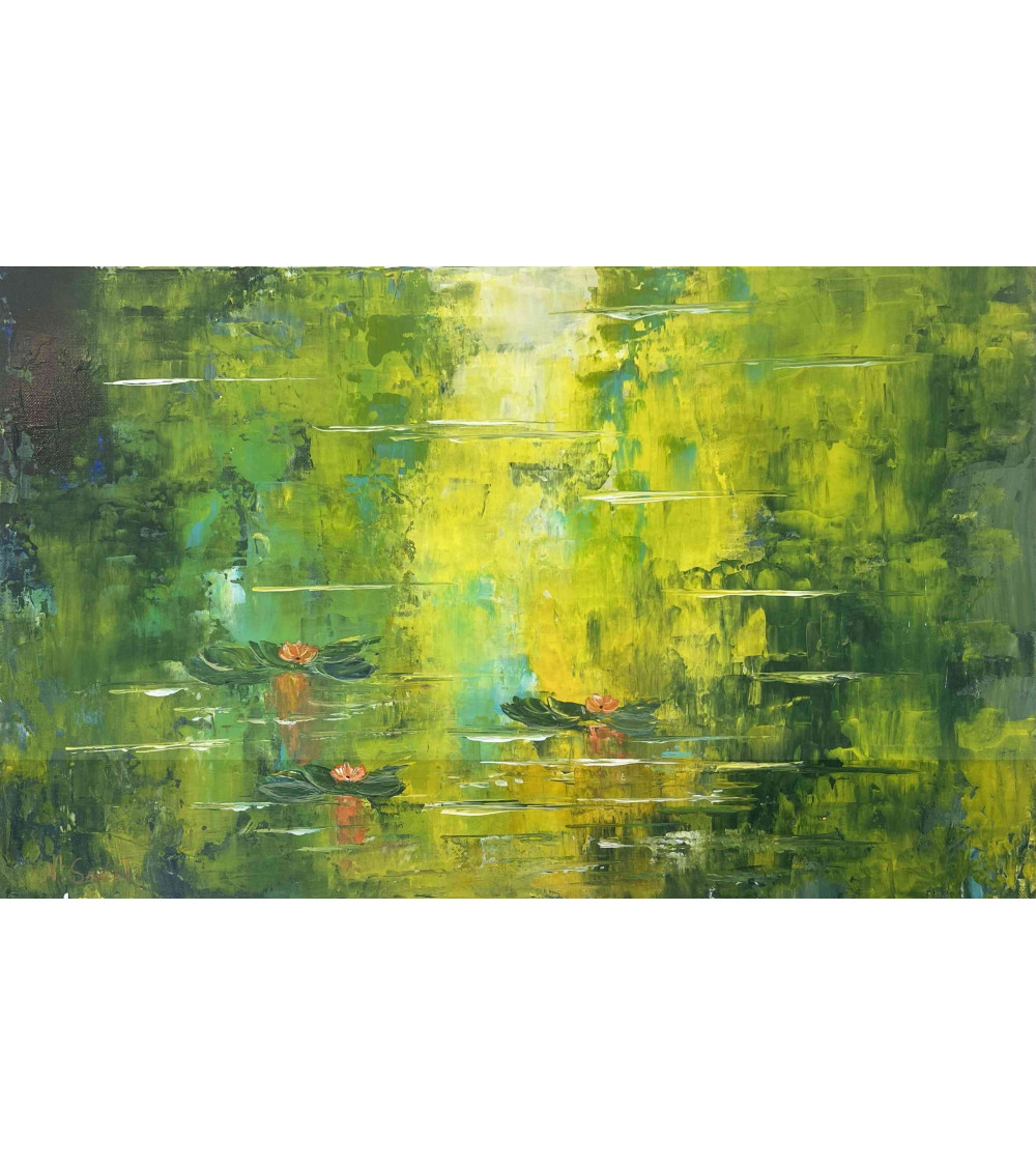 La représentation contemporaine du bassin des nymphéas de Claude Monet