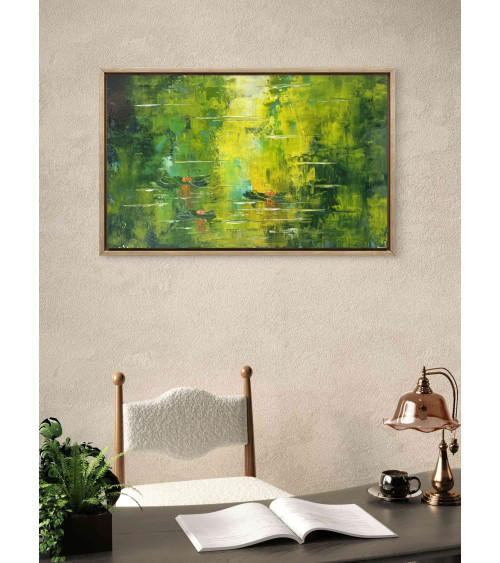 La représentation contemporaine du bassin des nymphéas de Claude Monet
