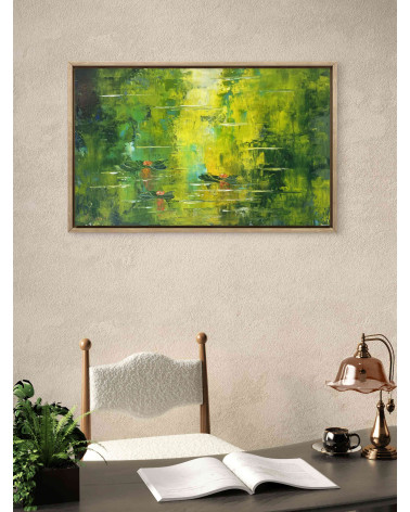 La représentation contemporaine du bassin des nymphéas de Claude Monet