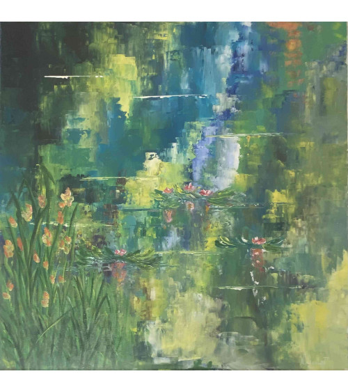 La représentation contemporaine du bassin des nymphéas de Claude Monet