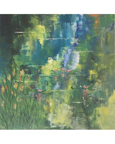 La représentation contemporaine du bassin des nymphéas de Claude Monet
