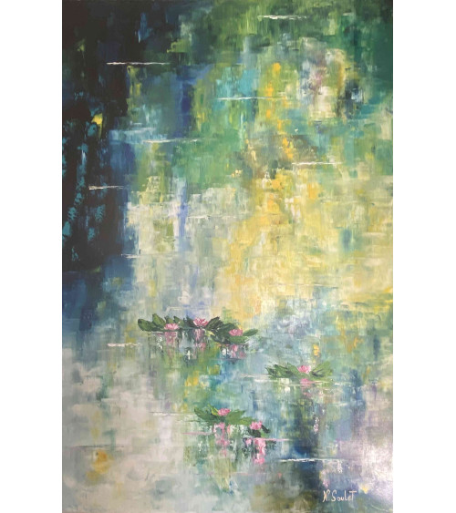 La représentation contemporaine du bassin des nymphéas de Claude Monet