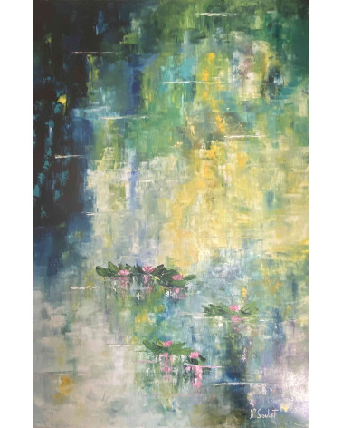 La représentation contemporaine du bassin des nymphéas de Claude Monet