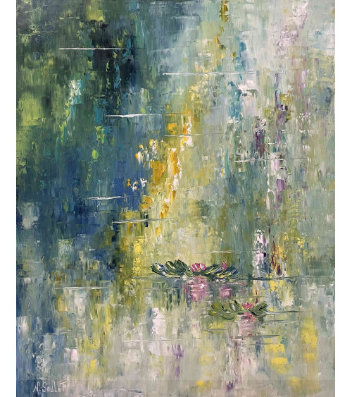 La représentation contemporaine du bassin des nymphéas de Claude Monet