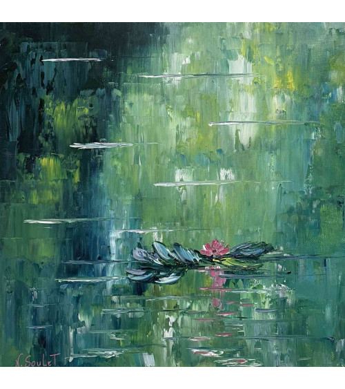 La représentation contemporaine du bassin des nymphéas de Claude Monet