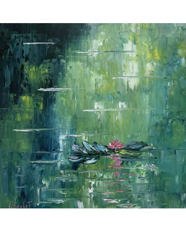 La représentation contemporaine du bassin des nymphéas de Claude Monet