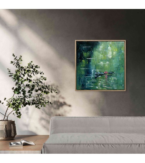La représentation contemporaine du bassin des nymphéas de Claude Monet