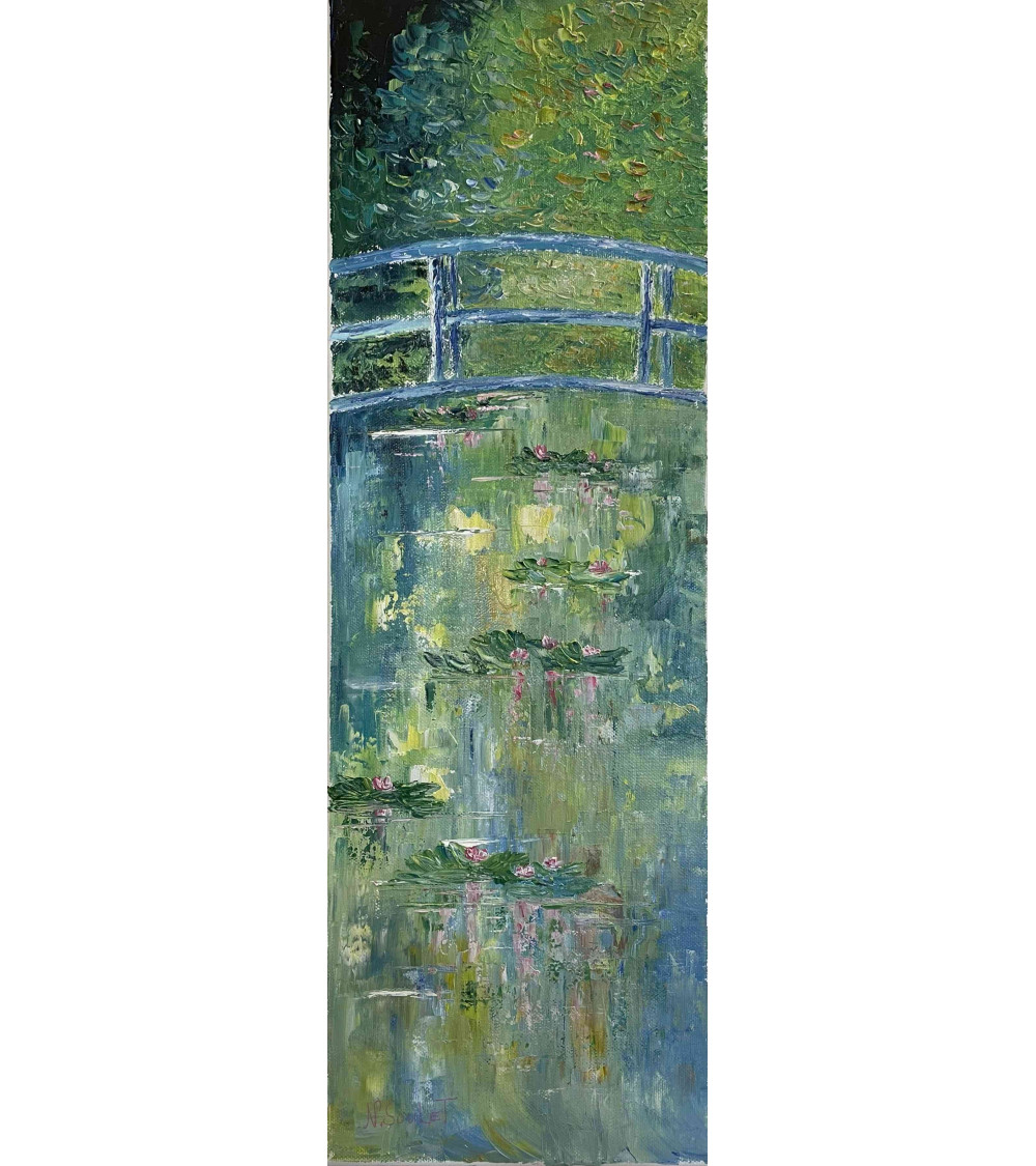 La représentation contemporaine du bassin des nymphéas de Claude Monet
