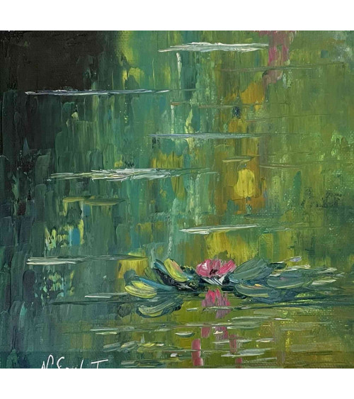 La représentation contemporaine du bassin des nymphéas de Claude Monet