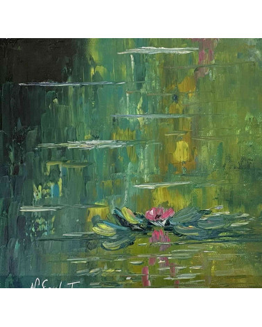 La représentation contemporaine du bassin des nymphéas de Claude Monet