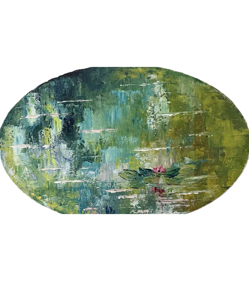 La représentation contemporaine du bassin des nymphéas de Claude Monet