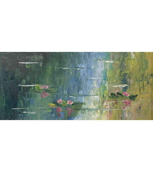 La représentation contemporaine du bassin des nymphéas de Claude Monet