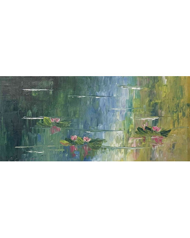La représentation contemporaine du bassin des nymphéas de Claude Monet