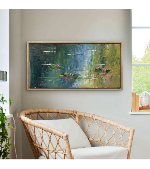 La représentation contemporaine du bassin des nymphéas de Claude Monet
