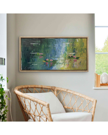 La représentation contemporaine du bassin des nymphéas de Claude Monet